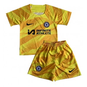 Chelsea Goalkeeper Replica Third Stadium Kit for Kids 2023-24 Short Sleeve (+ pants)